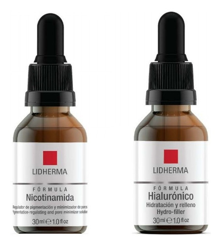 Nicotinamida Antioxidante + Hialurónico Hidratante Lidherma