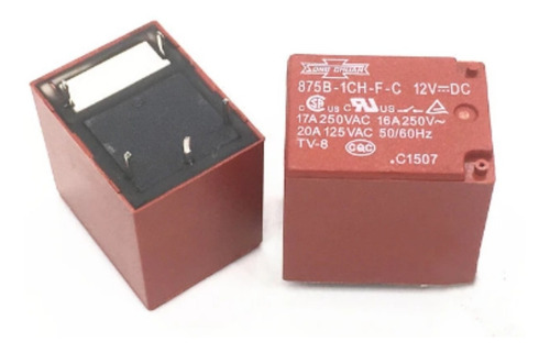 Relé Song Chuan 875b-1ch-f-c 875b-1cc-f-c 12vdc Relé 875b1cc