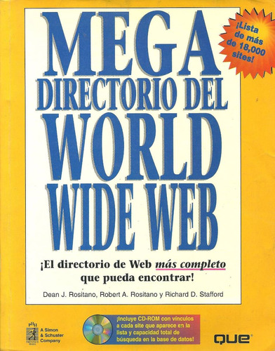 Libro Mega Directorio Del World Wide Web, Prentice Hall