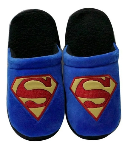 Pantuflas Bordadas De Superman
