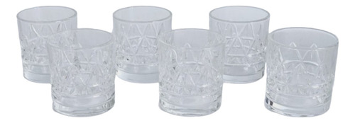 Set X 6 Vasos De Whisky Triangulos