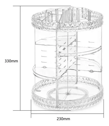 Primera imagen para búsqueda de organizador de maquillaje giratorio