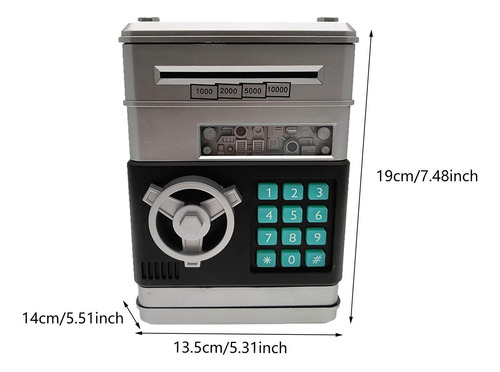 Hucha Para Cajero Automático Para Niños, Tarro De Dinero