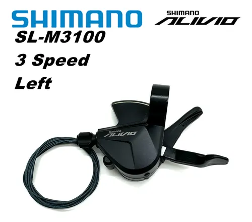 Palanca De Cambios Shimano Alivio M3100 Sl-m3100-l De 3 Velo
