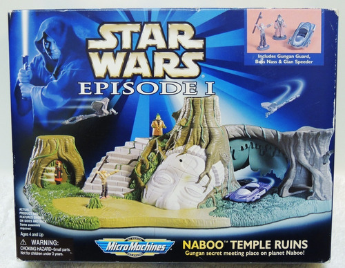 Star Wars Micro Machines Playset Templo De Naboo En Ruinas!