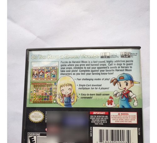 Puzzle De Harvest Moon Nintendo Ds Natsume (Usado)