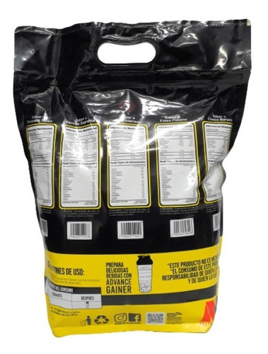 Proteina Ganador Advance Nutrition Gainer 10 Lb Sabores Full