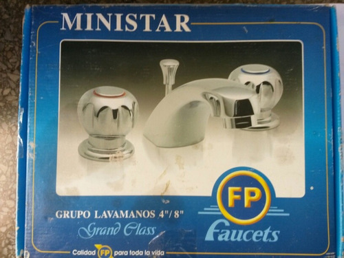 Griferia De Lavamanos Fp Ministar Inox Lujo Y Calidad Total