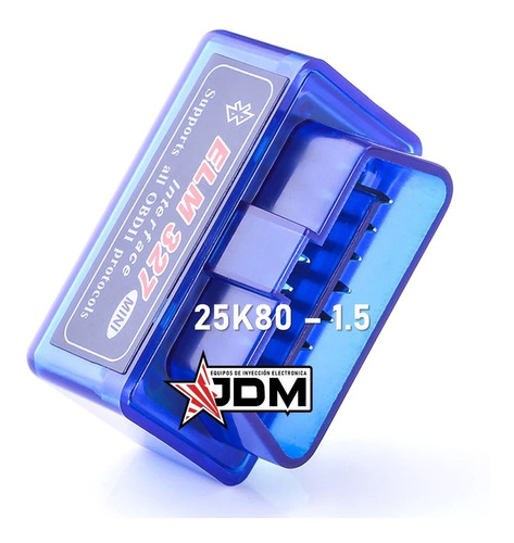 Scanner Mini Elm327 Obd2 Bluetooth V 1.5 Pic25k80 - Jdm