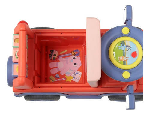 Bluey Ride On Carrito Montable Interactivo Multicolor / J Color Naranja/azul