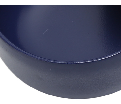 Cuenco De Espuma De Afeitar Para Hombre, Azul Oscuro, Boca A