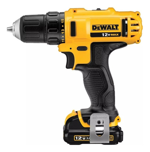 Taladro Inalámbrico De 10mm Dewalt Dcd710s2 Amarillo 220v 