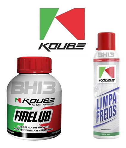 Koube Firelub Graxa Alta Temperatura Koube Limpa Freios