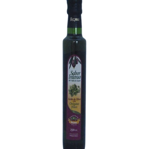 Aceite De Oliva Con Orégano Fresco Sabor Intenso-bezma250cc.