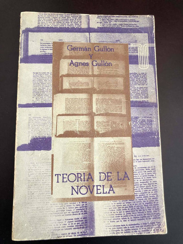 Libro Teoría De La Novela - Germán Gullón - Muy Buen Estado