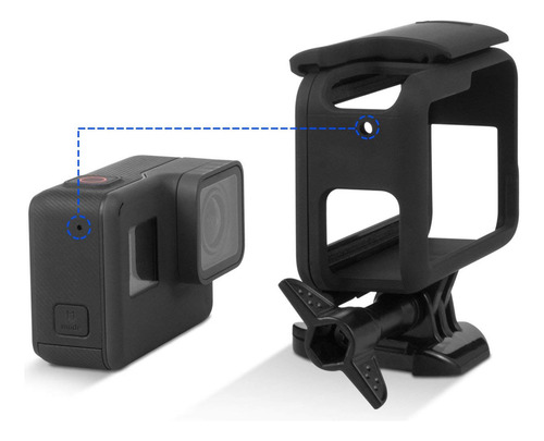 Marco De 6 Unidades Para Gopro Hero (2018) /6/5, Carcasa Bor