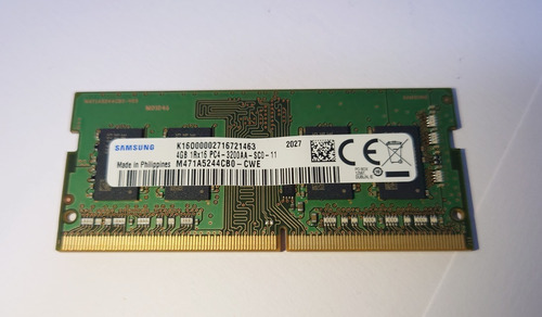 Memoria Ram Ddr4 4gb Sodimm Pc4 3200 Samsung M471a5244cb0