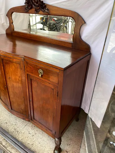 Mueble Bifet Madera Cedro Con Espejo Y Copete (Usado)
