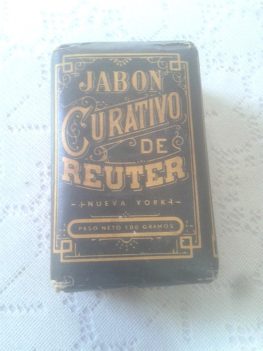 Antiguo Jabon Curativo De Reuter Ind.uruguaya