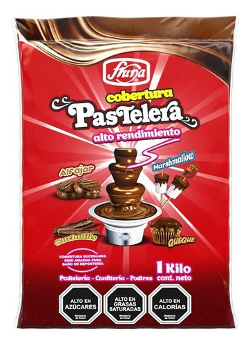 Chocolate Cobertura Pastelera De Fruna 1 Kilo Pasteleria