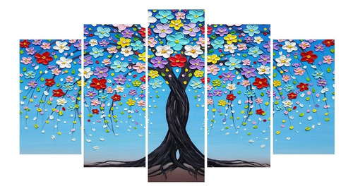 Cuadros Decorativos  Modernos  Pintura Arbol  Florido