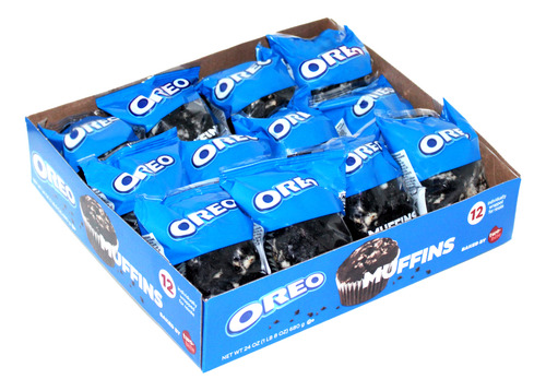 Two Bite Muffins De Oreo 12 Piezas