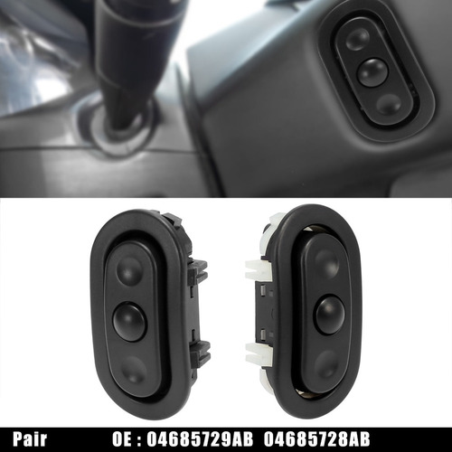 2 Botones Interruptor De Control Radio Para Dodge Jeep Más