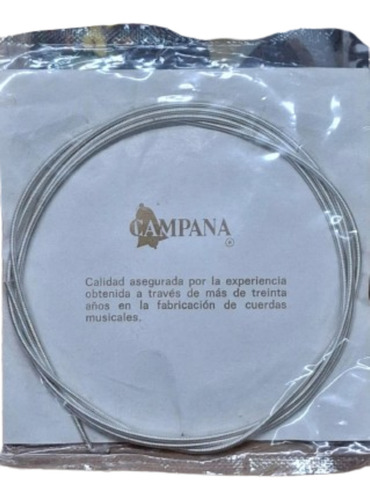Cuerda Décima 10 (mi) Suelta Baño De Plata Campana