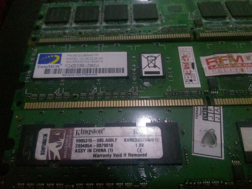 Memória Desktop 512mb Ddr2 533mhz Pc4200