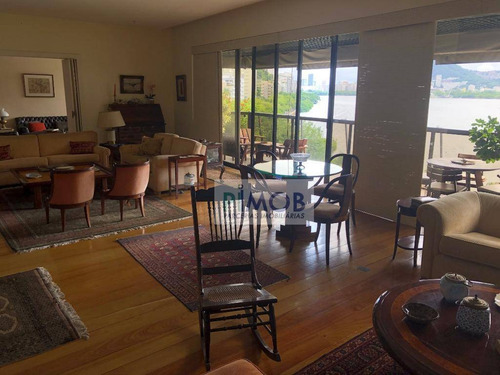 Apartamento Com 4 Quartos Para Alugar, Vista Panorâmica,275 M² Por R$ 4.000/mês - Lagoa - Rio De Janeiro/rj - Ap1013