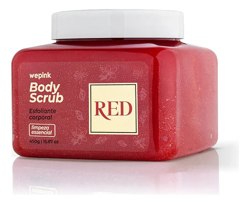 Body Scrub Red Esfoliante Corporal - Wepink Original Frutas Vermelhas