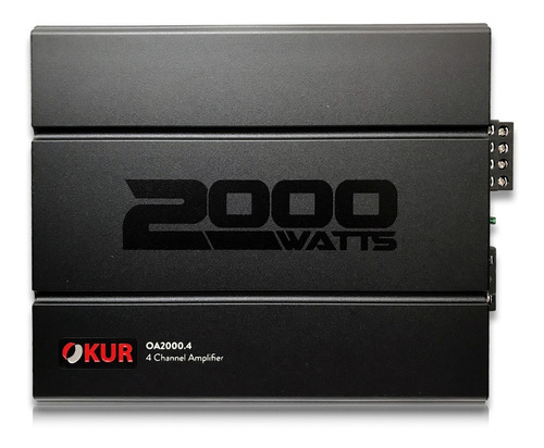 Amplificador Okur Oa2000.4 2000w 4 Canales By Db Drive