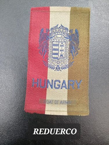 Escudo De Armas Impreso En Tela Hungría Hungary Antiguo 
