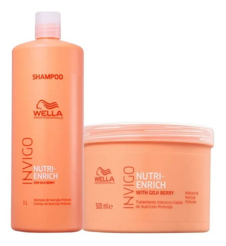 Wella Enrich - Shampoo 1litro E Mascara 500ml