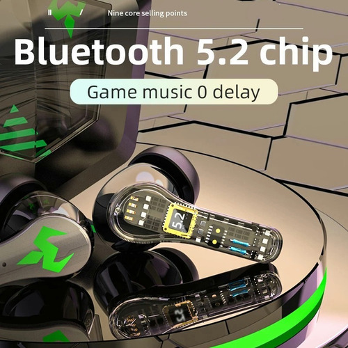 Fone Ouvido Via Bluetooth Hd 5.3 Stereo Gamer Led Dede Prime