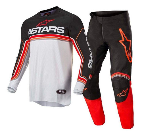 Conjunto Mx Alpinestars Fluid Speed-allmotors Online-