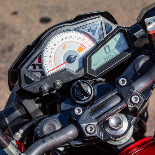 Imagem 7 de 10 de Moto Kawasaki Z 300 Laranja Ano 2018 Com Baixo Km