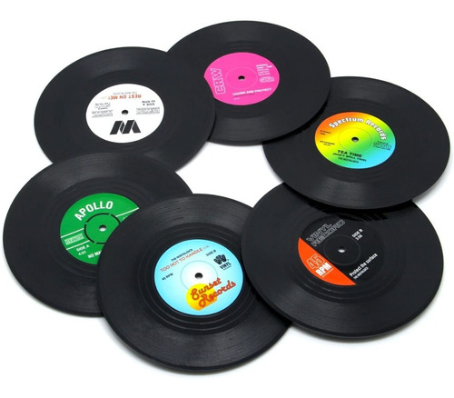 Posavasos De Vinilo Bar Musical - Calidad Premium