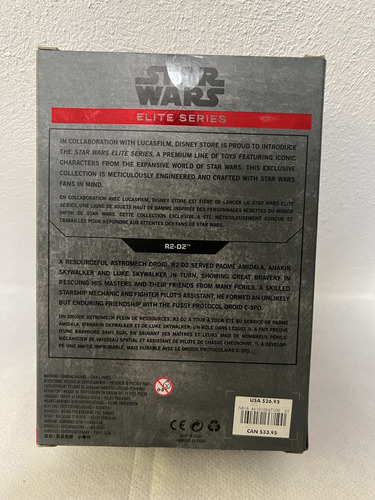 R2d2 R2d2 Star Wars Élite Series (Usado)