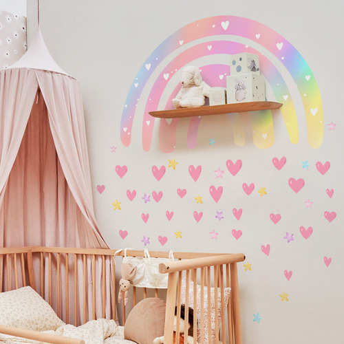 Adhesivos De Pared Deslumbrantes Y Coloridos Con Forma De Am