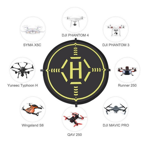 Imagen 3 de 5 de Aporn Plegable Inicio Cojín Dji Mavic Pro Aire Phantom Plati