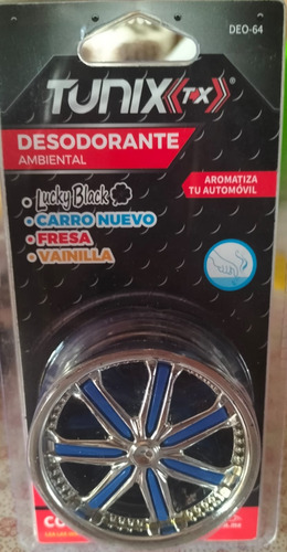 Desodorante Ambiental Automotriz Pack De 10 Piezas. Azul Auto Nuevo