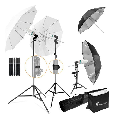Limostudio  Lms103  Soft Lighting Umbrella Kit  Day Light Co