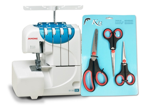 Imagen 1 de 8 de Janome 9110dx + Kit De Tijeras De Regalo + Curso Y Garantía