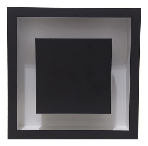 Plafon Luminária Embutir Rebatedor Luz Indireta 30x30-mk-e27 Estrutura Preto Textura-branco