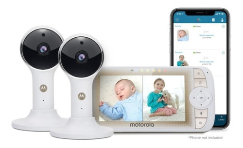 Set 2 Camaras Y Monitor Motorola Lux65connect-2 Wi-fi