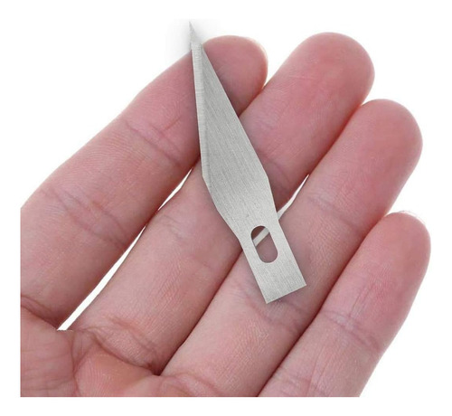 50 Pcs Cuchillas De CĂșter Exacto, Acero Al Carbono De ...
