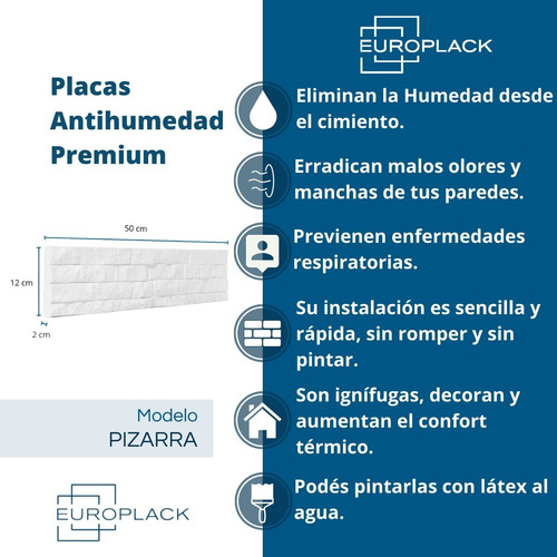 Euro Plack Travertino 7 Unidades 26x52 Cm