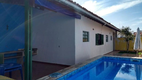Linda Casa Com Bela Piscina No Cibratel - Itanhaém 3031 |npc