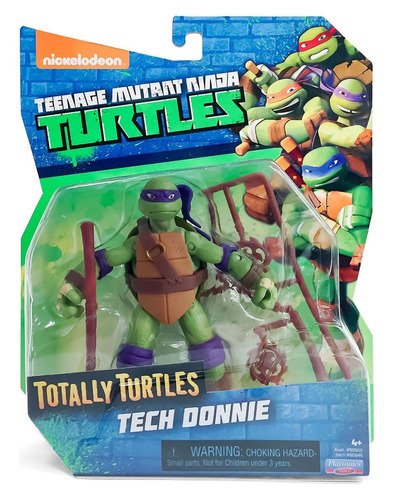 Muñeco Tortugas Ninja 13cm Articulado Accesorios Educando